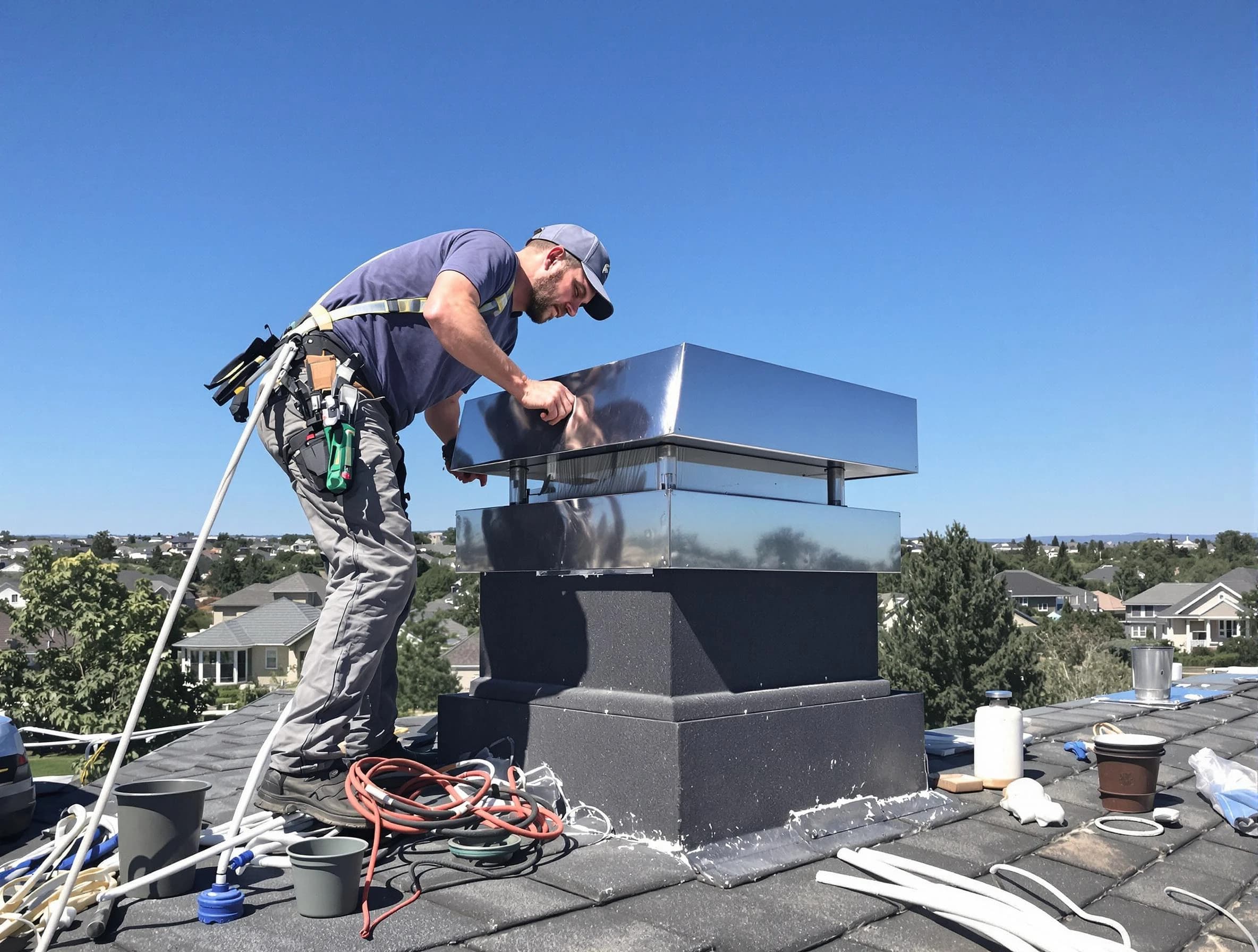 Chimney Cap Services service in Oklahoma City, OK