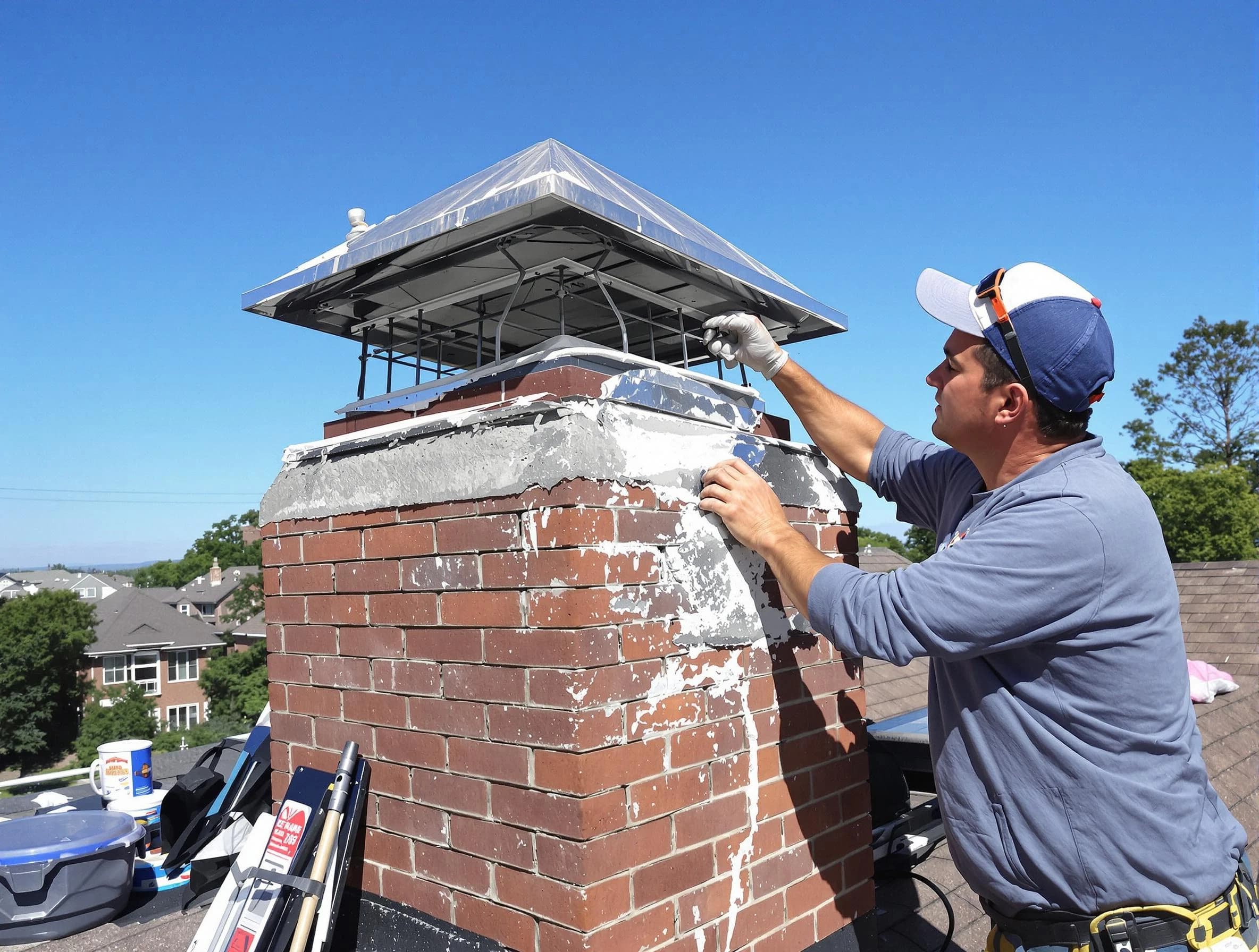 Chimney Crown Services service in Oklahoma City, OK